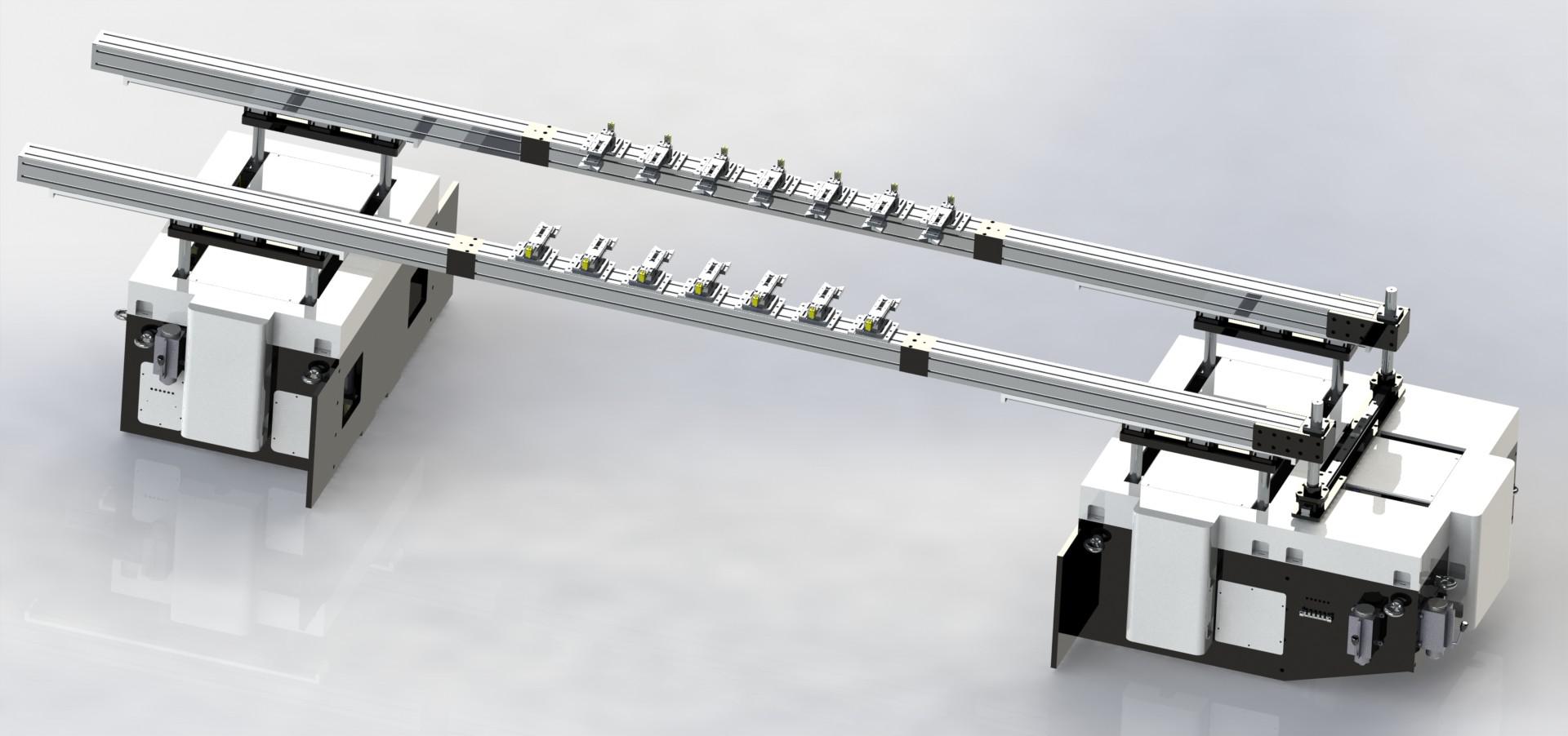 四箱双边步进梁锻造机械手